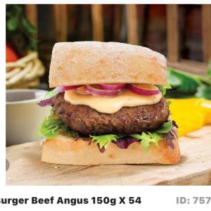 BURGER BEEF ANGUS 150G X 54