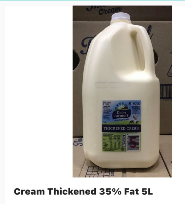 THICKENED CREAM 35% FAT