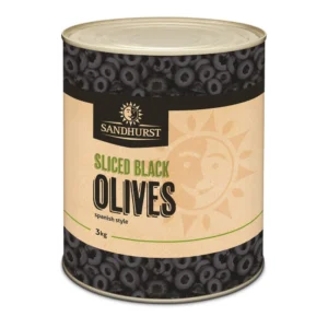 BLACK OLIVES SLICED 3KG